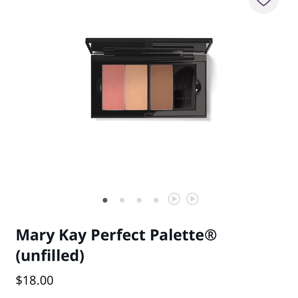 Mary Kay perfect palette w/ mirror add your magnetic backed MK eyeshadows blush